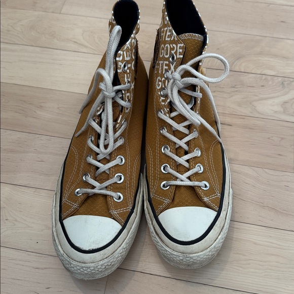 Converse Gore-Tex x Chuck 70 Hi 'Wheat' 164913C Canvas Sneakers Men’s 9 - Picture 2 of 7